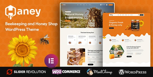 Haney – Beekeeping and Honey Shop Theme